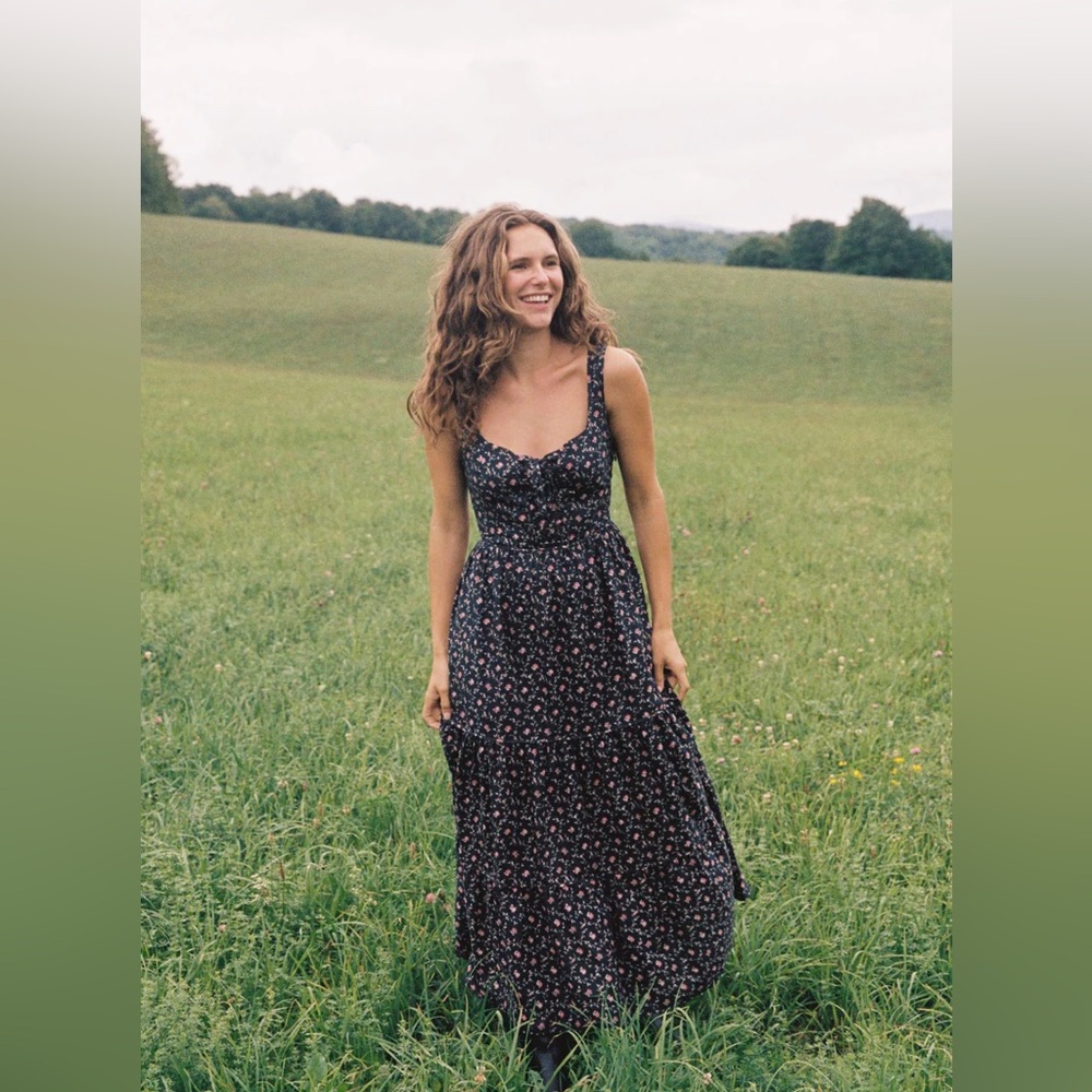 Christy Dawn | Adele Dress in Night Trellis